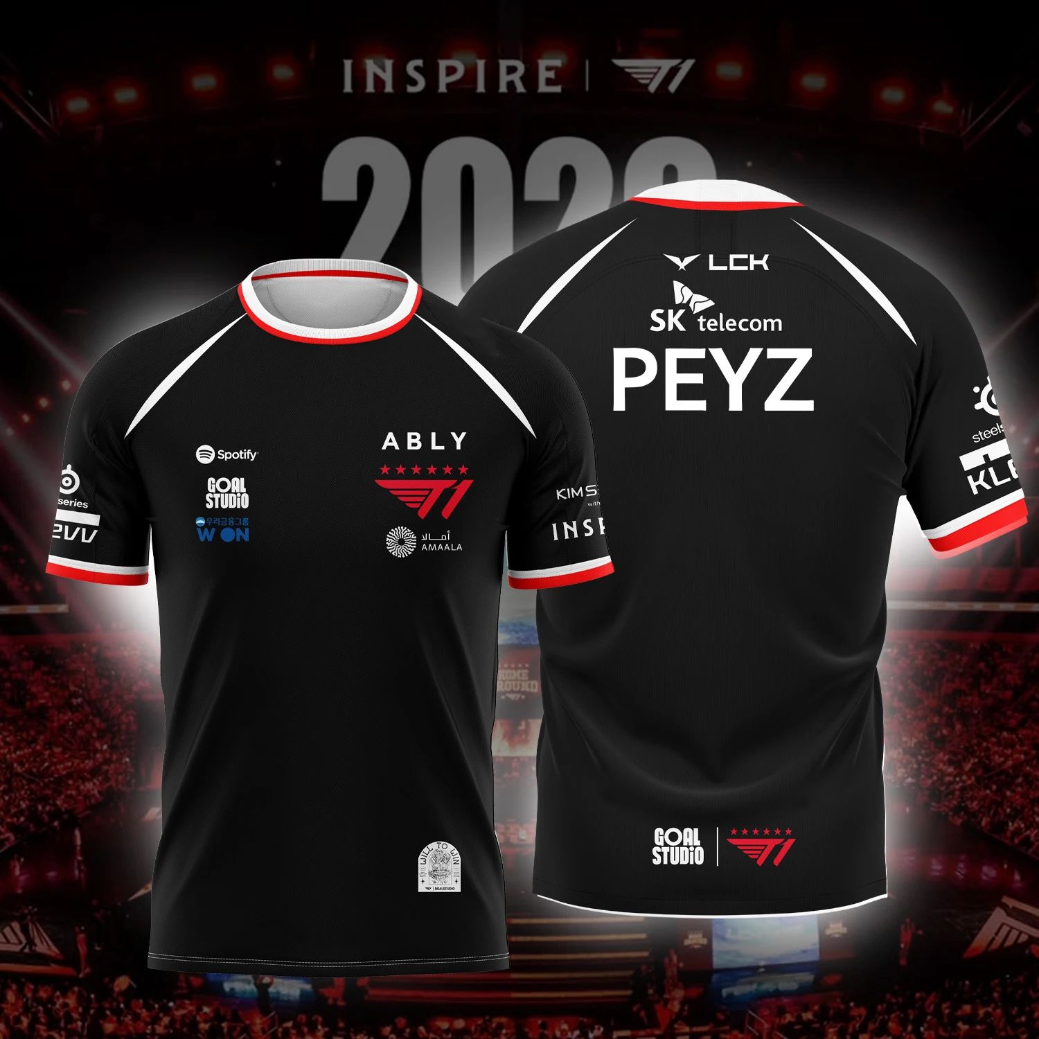 Esports Gaming Teams - KOSZULKA ZESPOŁU ESPORTOWEGO T1 2026 FAKER