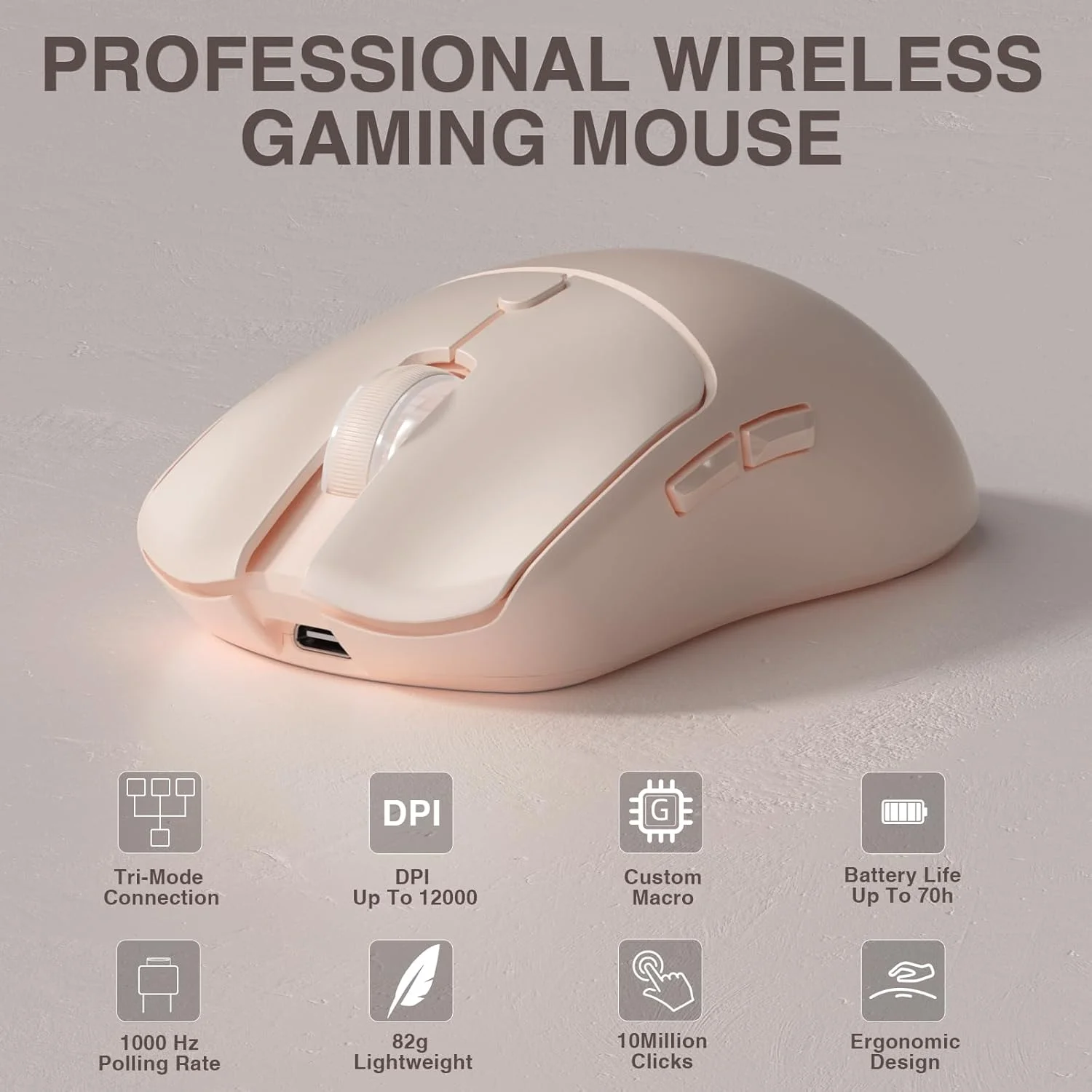 Esports Gaming Mouse Wireless - AULA SC580X Bezprzewodowa mysz gamingowa z