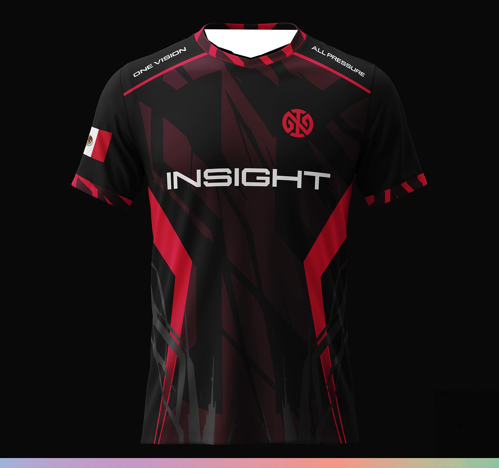 Esports Gaming Teams - 2026Nowa koszulka e-sportowa INSIGHT z nadrukiem