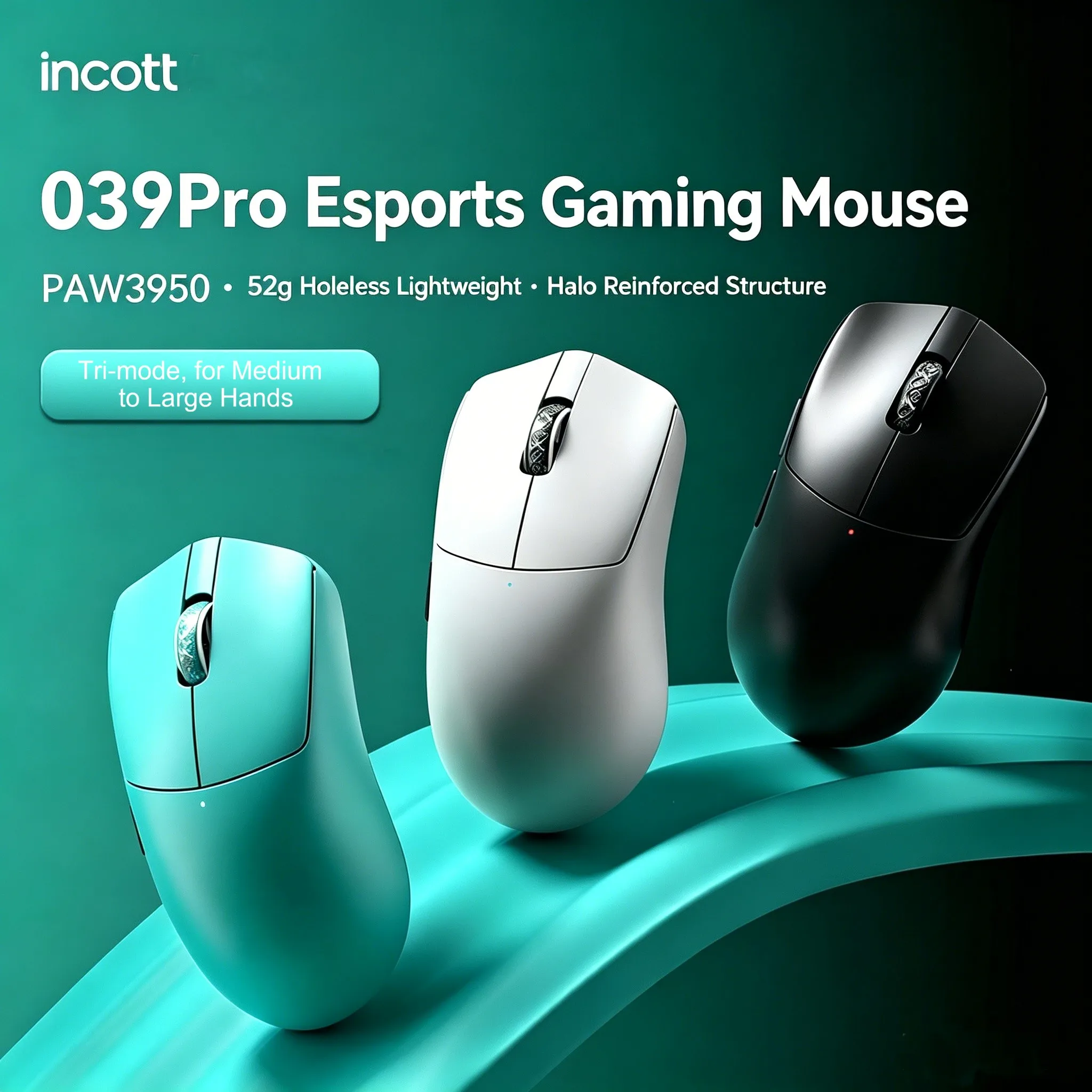 Esports Gaming Kings - Incott 039 Pro PAW3950ES-KING 8KHz Trójtrybowa