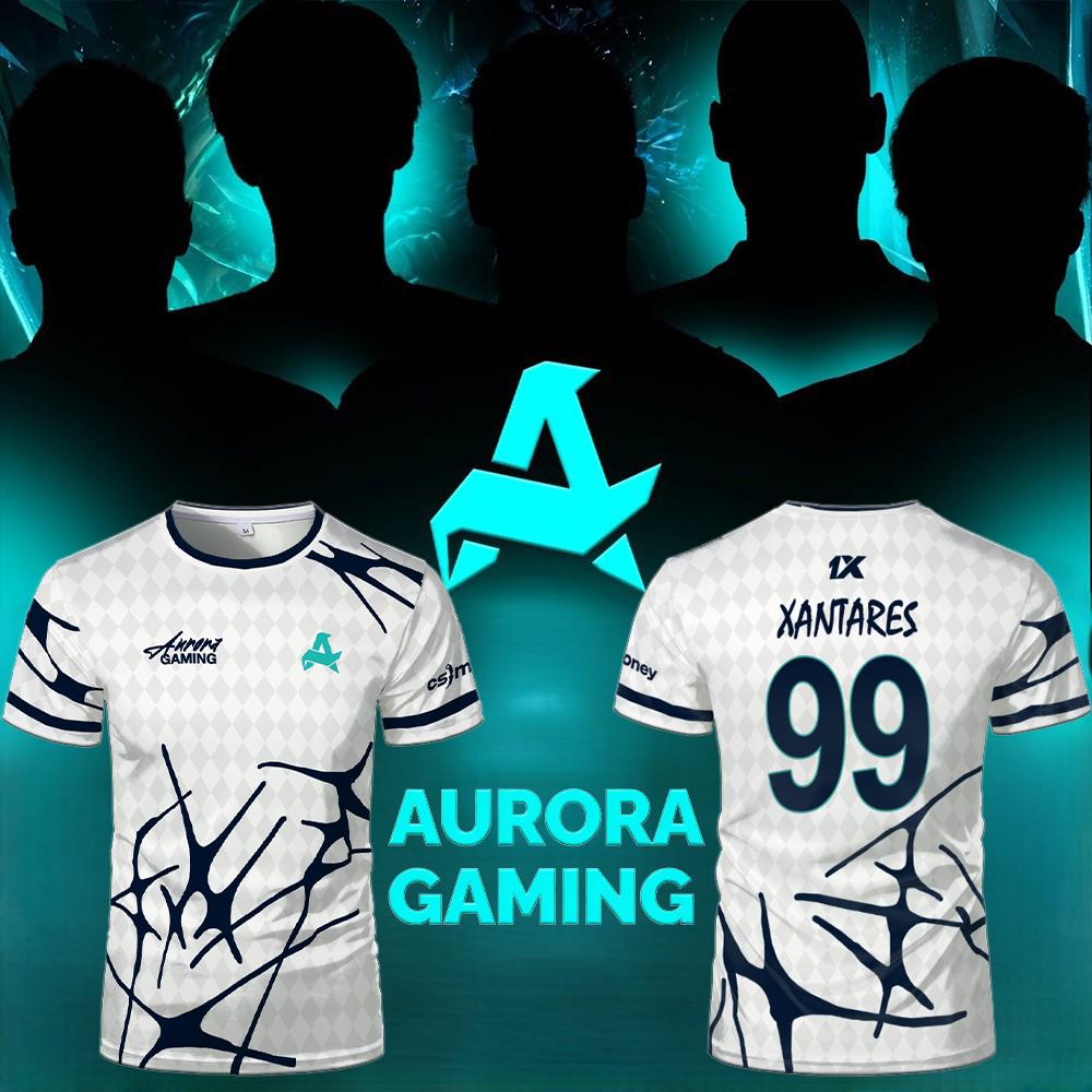 Esports Gaming Teams - Zespół Esports Aurora Gaming Jersey Koszulki