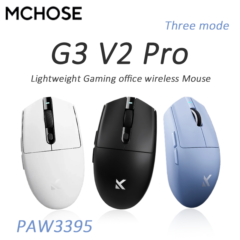 Esports Gaming Mouse Wireless - MCHOSE G3 V2 Pro/Ultra Lekka mysz