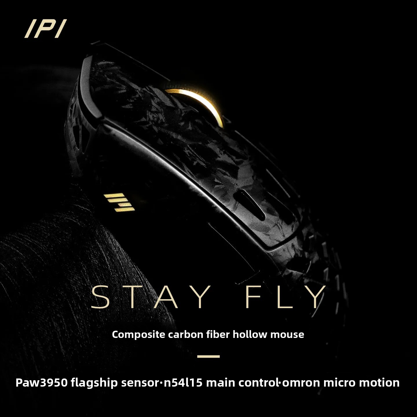 Mysz IPI STAY FLY Dual 8K PAW3 – Esports Gaming Mouse Wireless recenzja i cena