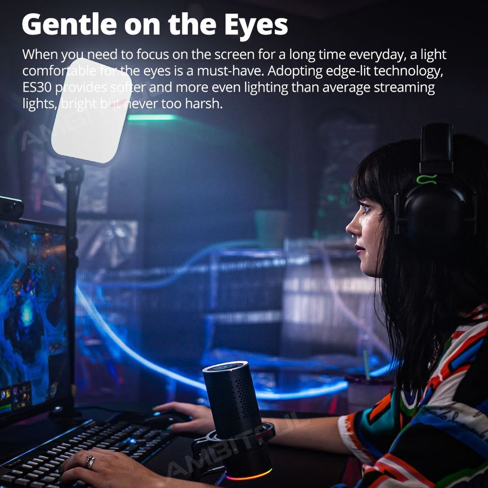 Godox LED Gaming Light ES30 Ze – Esports Gaming Live recenzja i cena