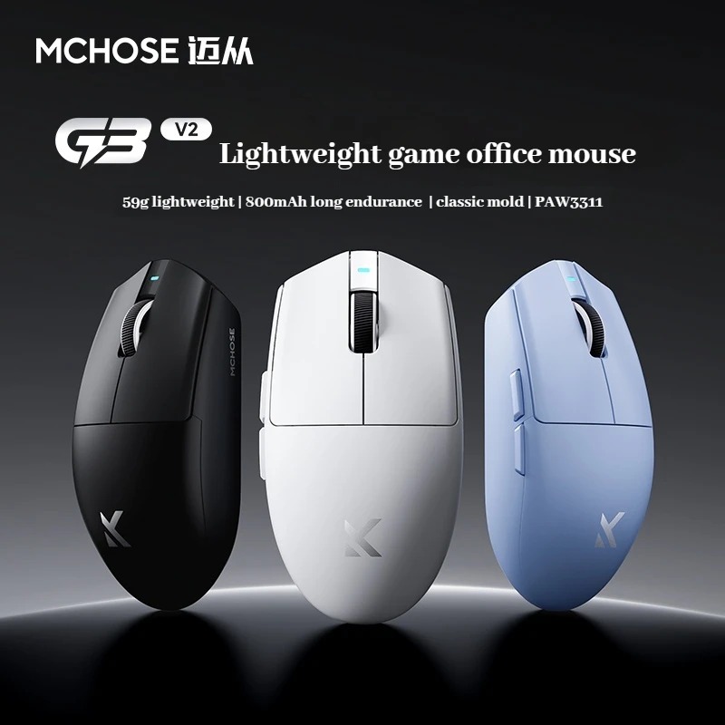 MCHOSE G3 V2 Pro/Ultra Lekka m – Esports Gaming Mouse Wireless recenzja i cena
